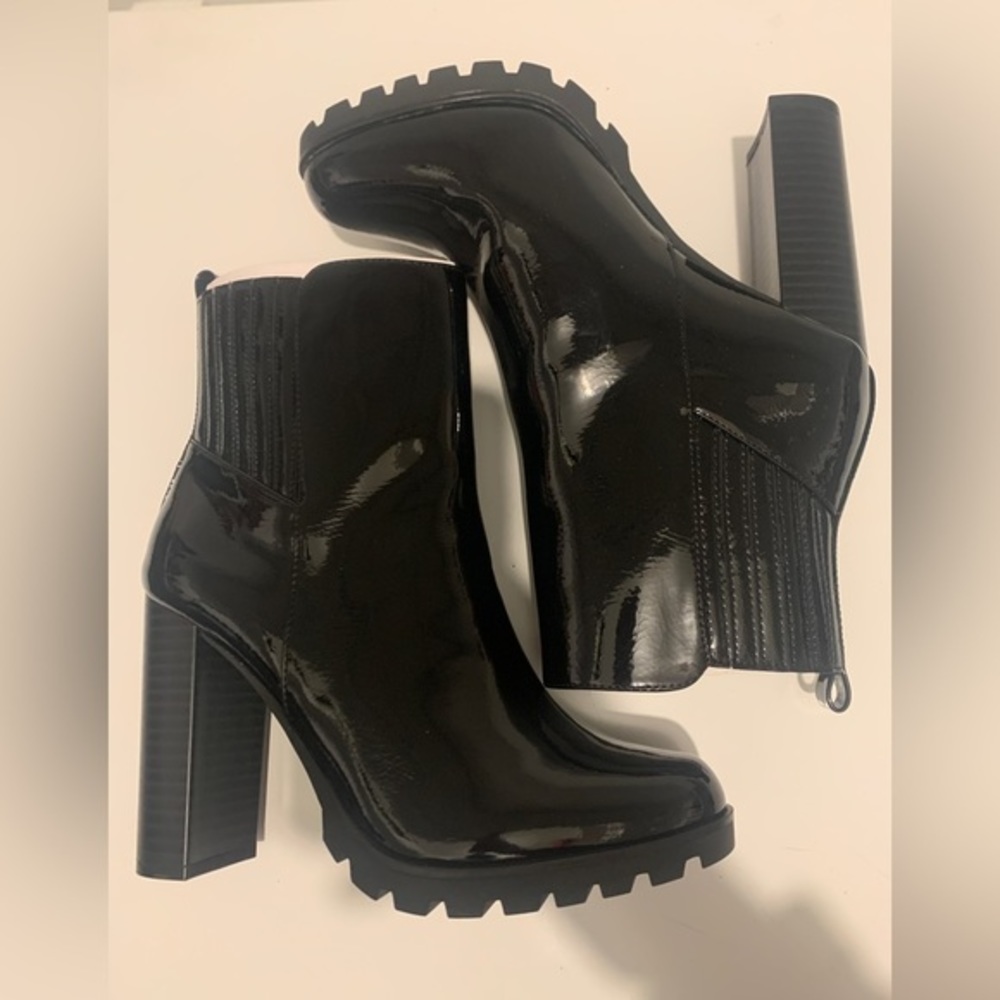 JustFab Black Ankle Boots